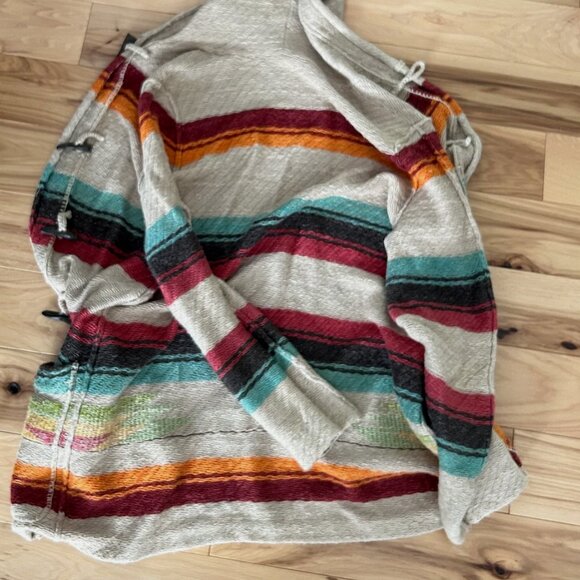 Vtg Ralph Lauren Hand Knit Sweater Cardigan Blue Label Linen Cotton Silk Rare - Picture 3 of 7